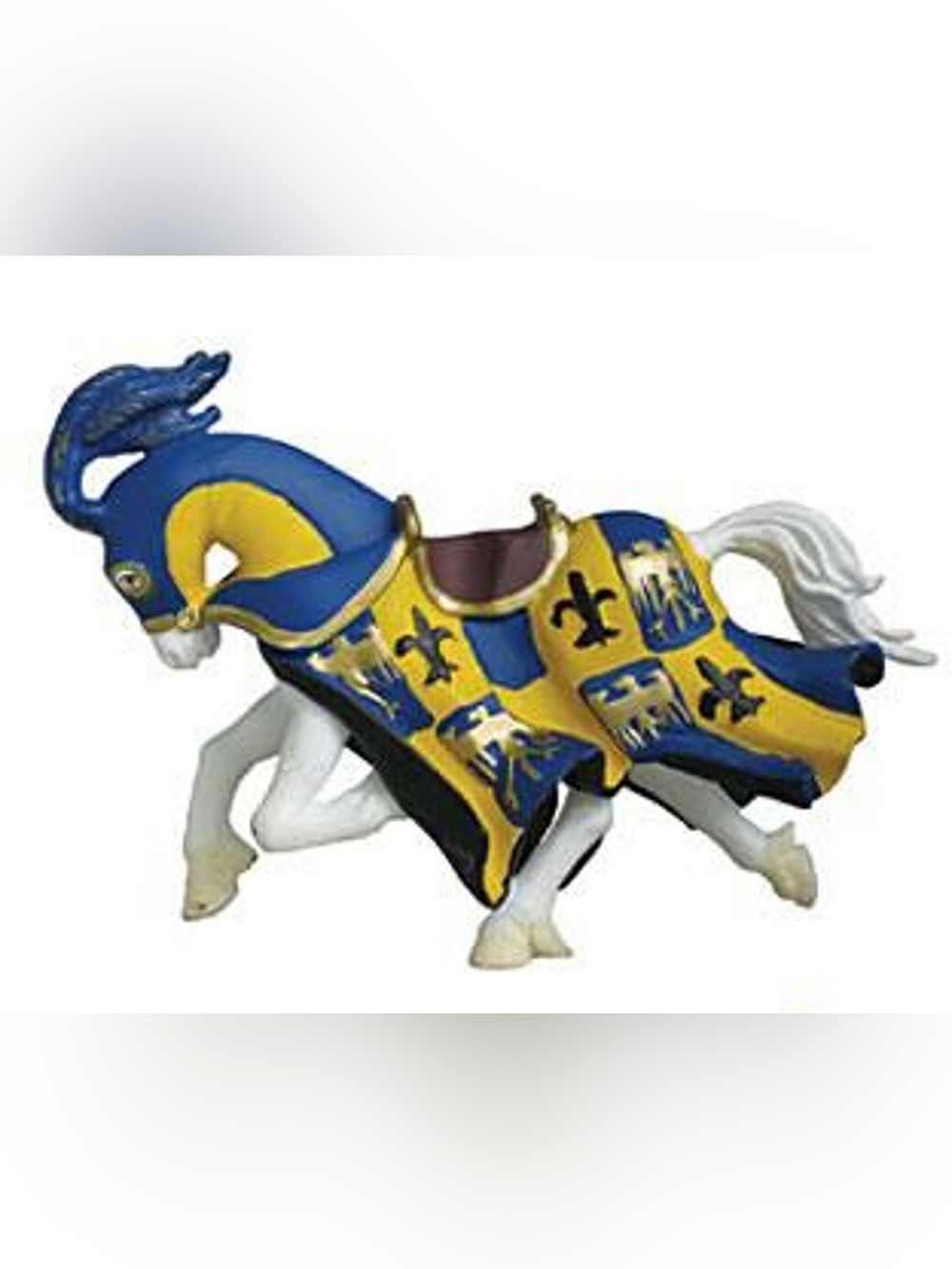 $5 Blue and Yellow Knight Horse Toy $5 WITH ANY $10 ORDER OR MORE